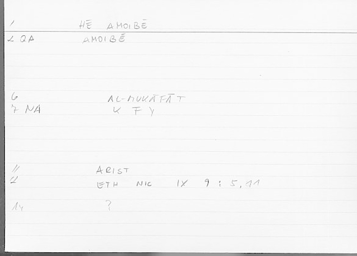 Filecard Arist.Eth-Nic.11825