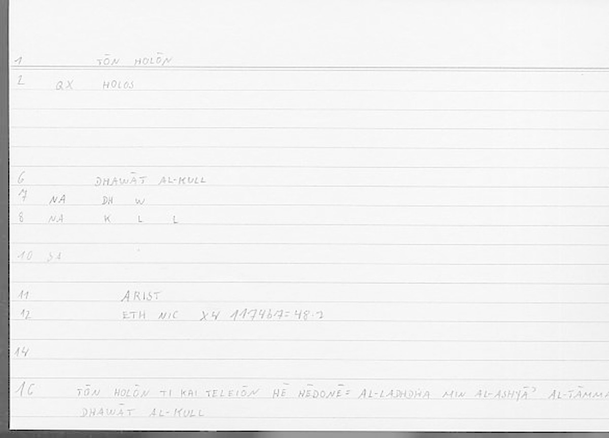 Filecard Arist.Eth-Nic.11853
