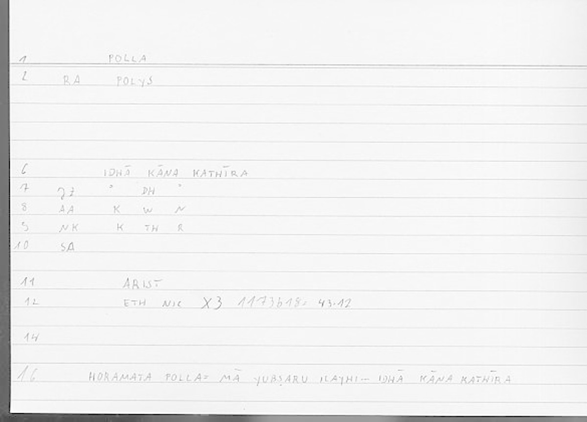 Filecard Arist.Eth-Nic.11860