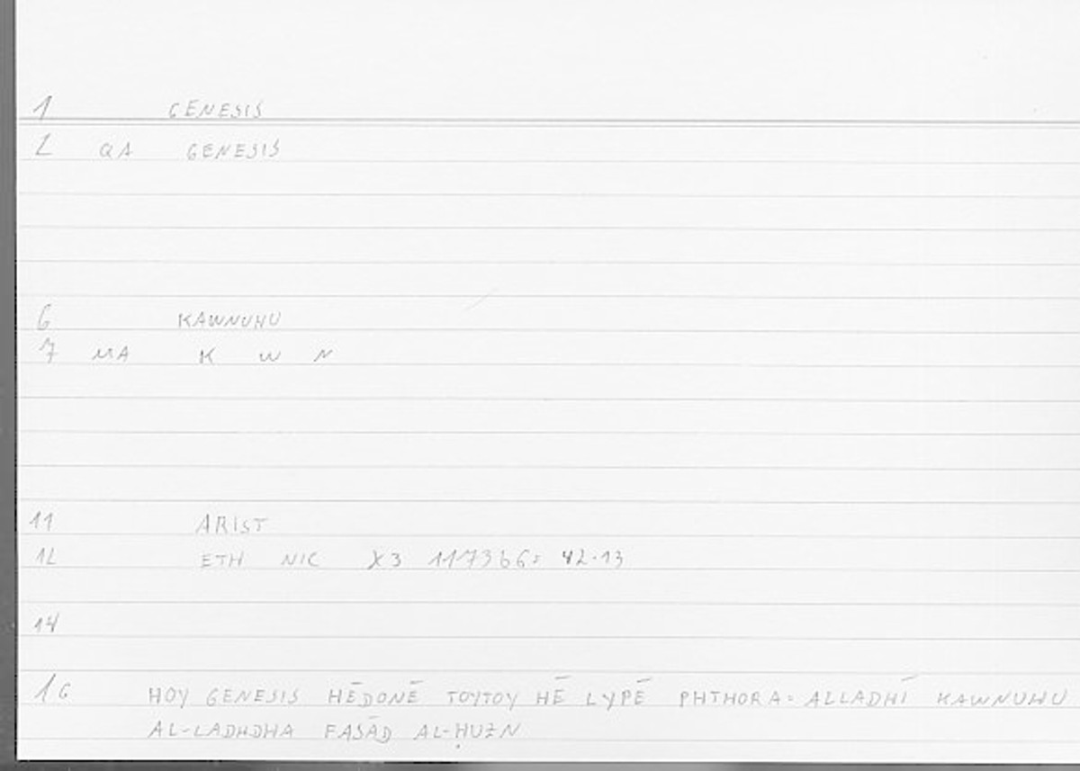 Filecard Arist.Eth-Nic.11882