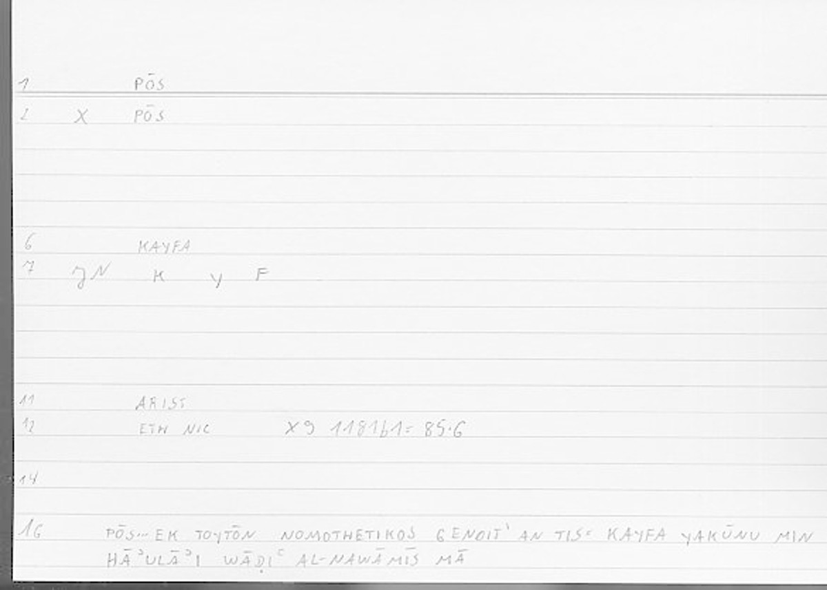 Filecard Arist.Eth-Nic.11886