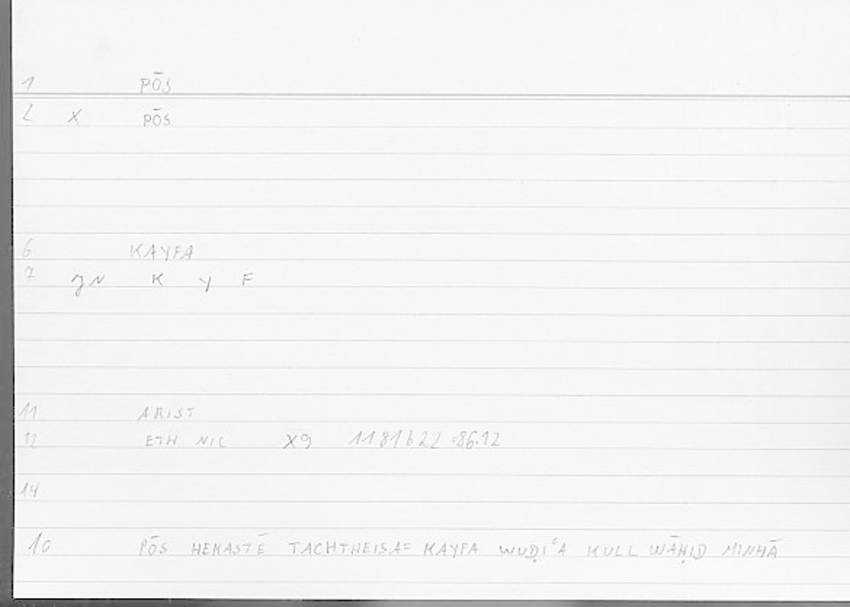 Filecard Arist.Eth-Nic.11888