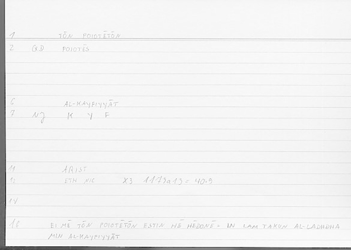 Filecard Arist.Eth-Nic.11889