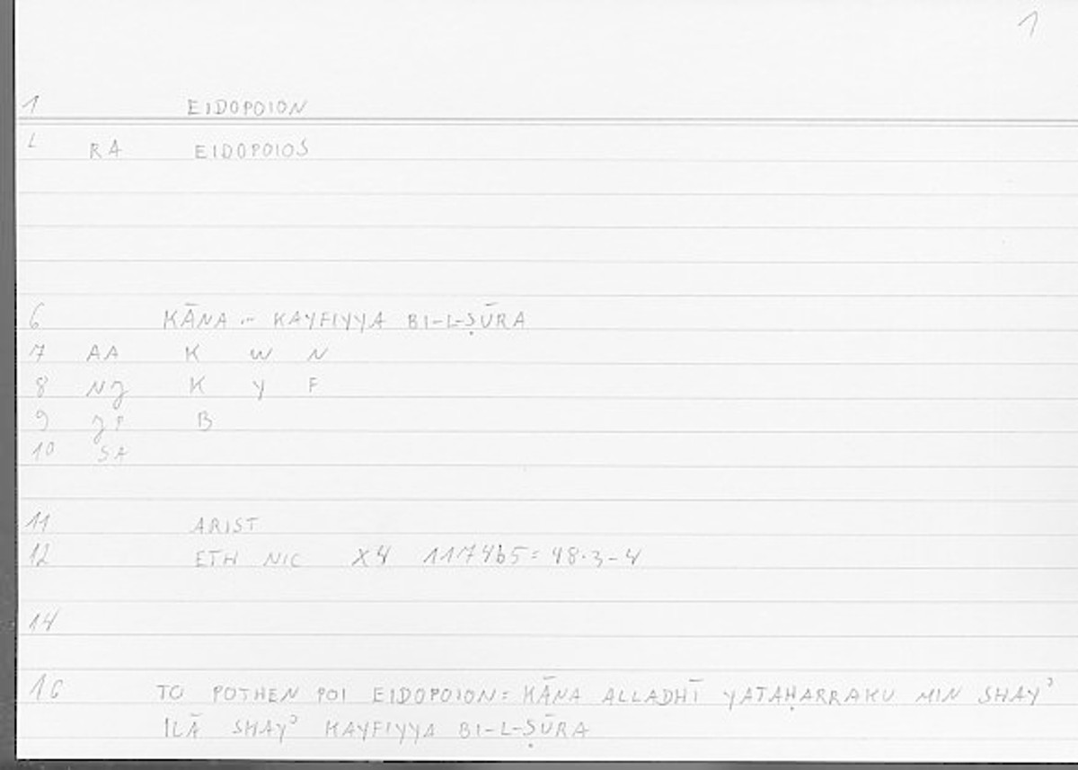 Filecard Arist.Eth-Nic.11892