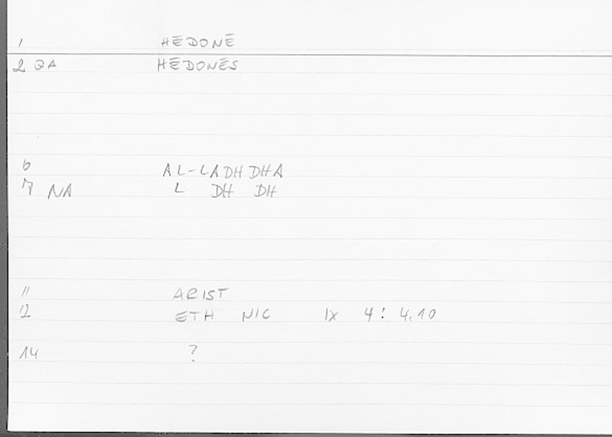 Filecard Arist.Eth-Nic.11909