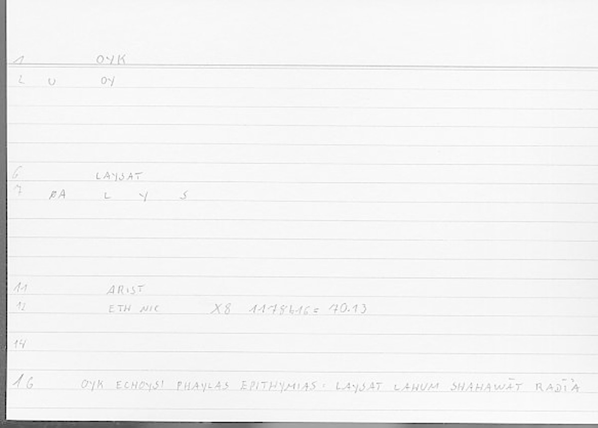 Filecard Arist.Eth-Nic.11930