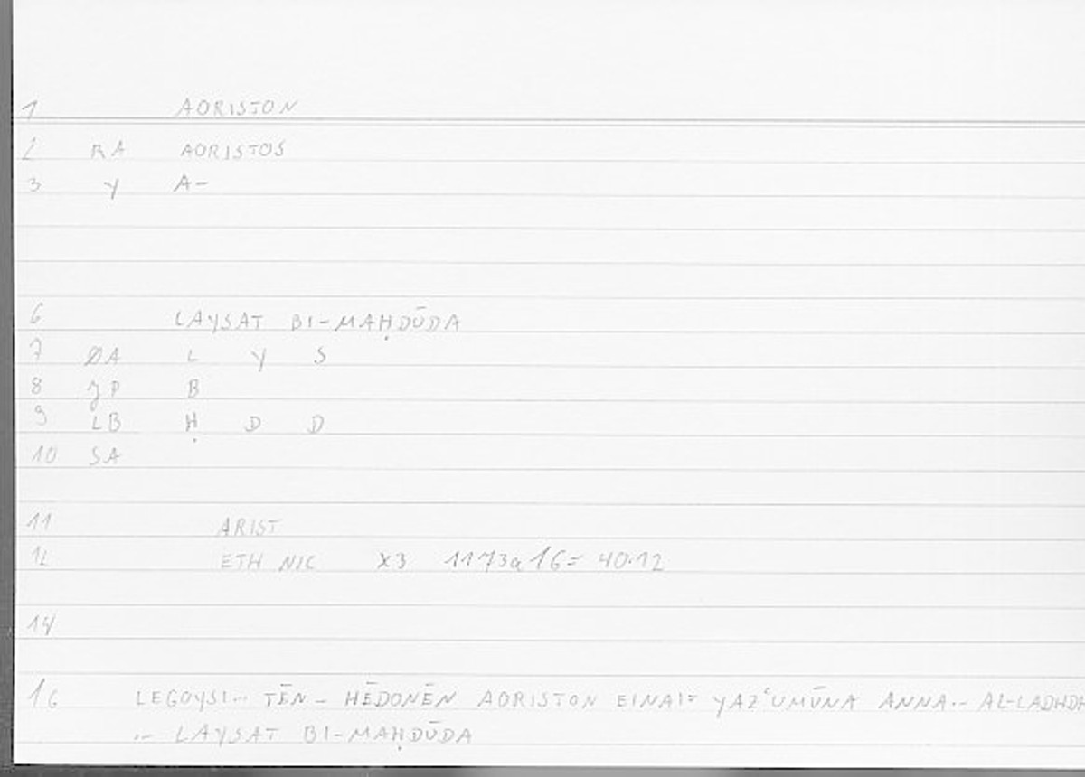 Filecard Arist.Eth-Nic.11931