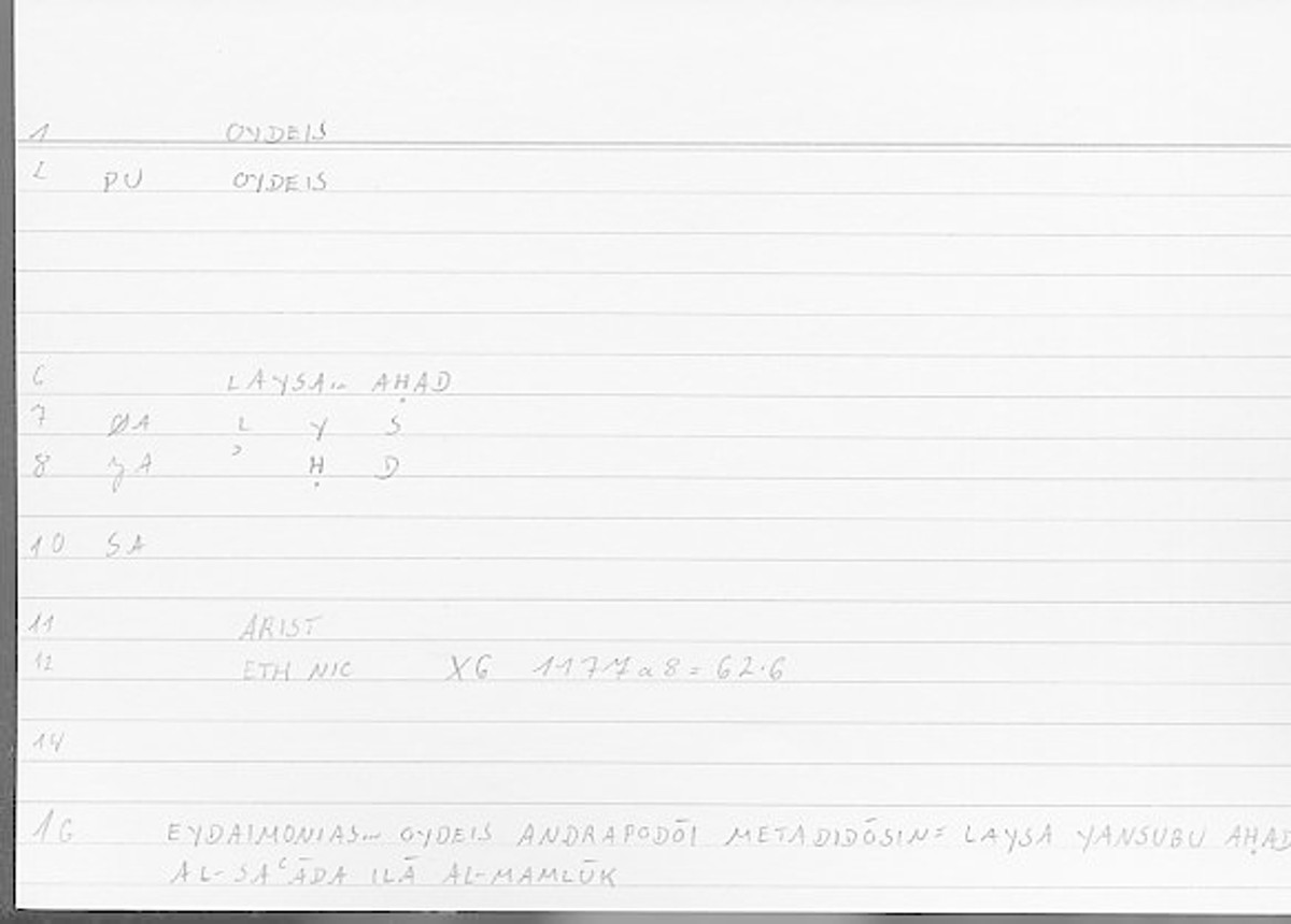 Filecard Arist.Eth-Nic.11934