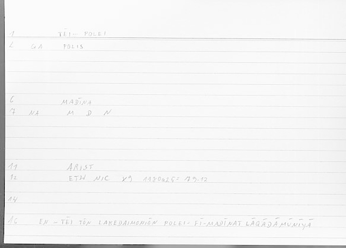 Filecard Arist.Eth-Nic.11967