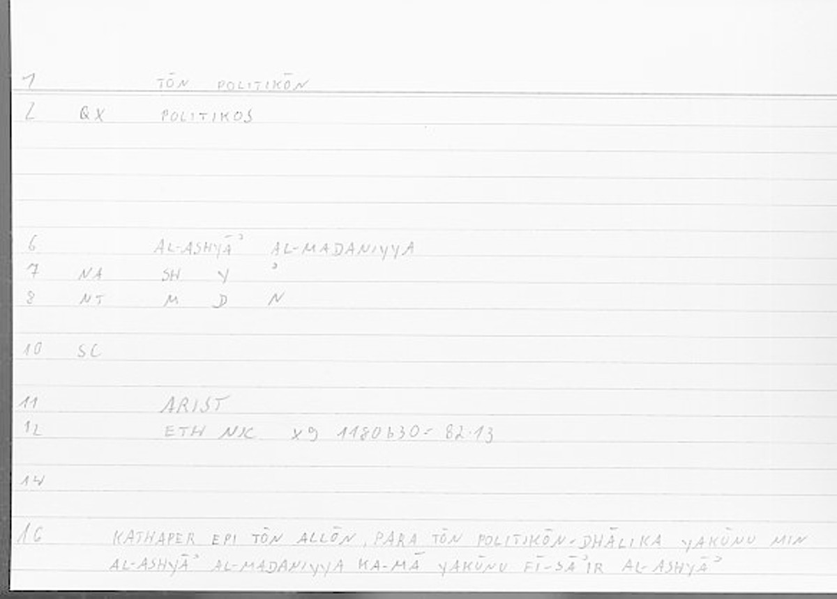 Filecard Arist.Eth-Nic.11975