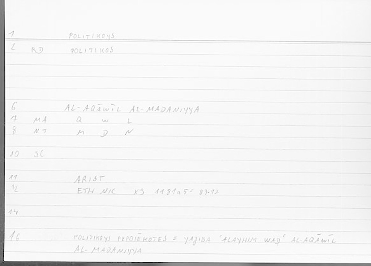 Filecard Arist.Eth-Nic.11976