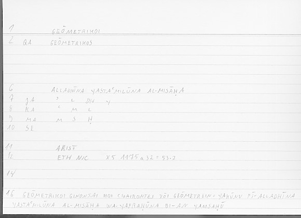 Filecard Arist.Eth-Nic.12024
