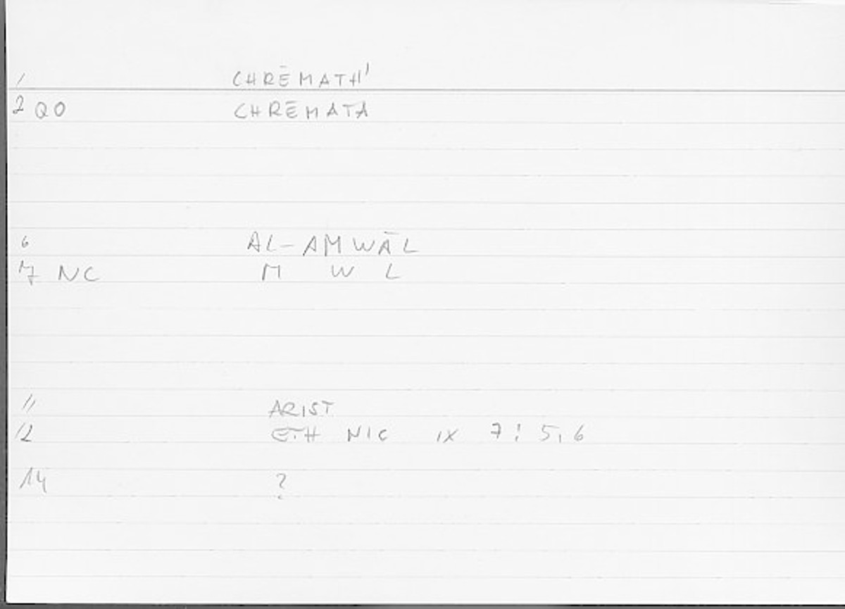 Filecard Arist.Eth-Nic.12029