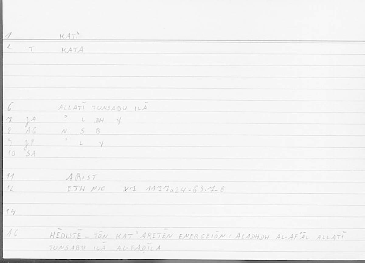 Filecard Arist.Eth-Nic.12046