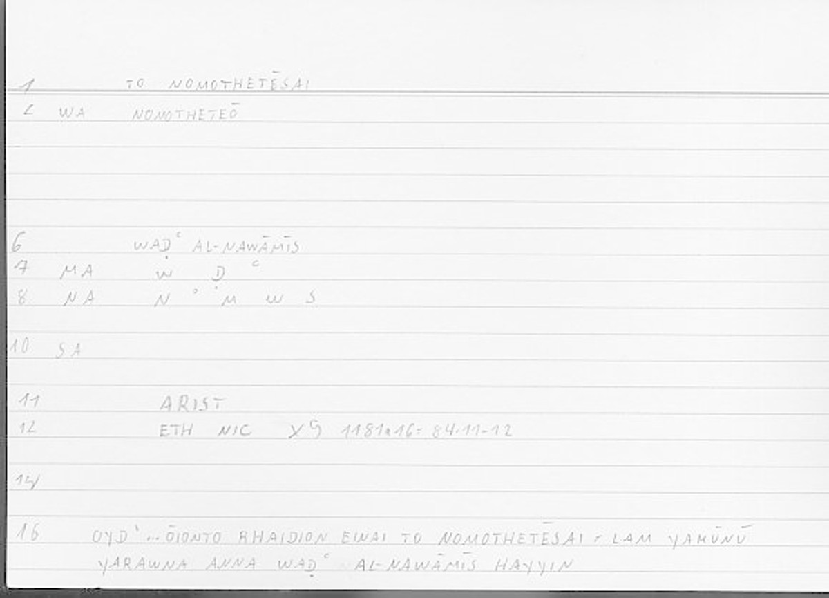 Filecard Arist.Eth-Nic.12073