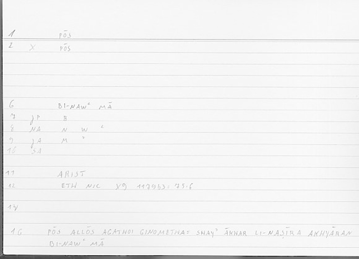 Filecard Arist.Eth-Nic.12099