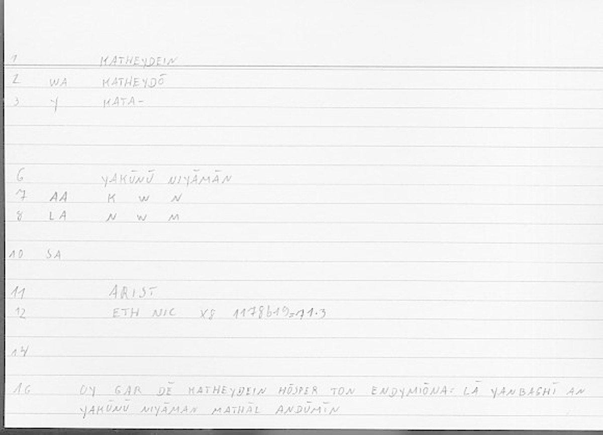 Filecard Arist.Eth-Nic.12103