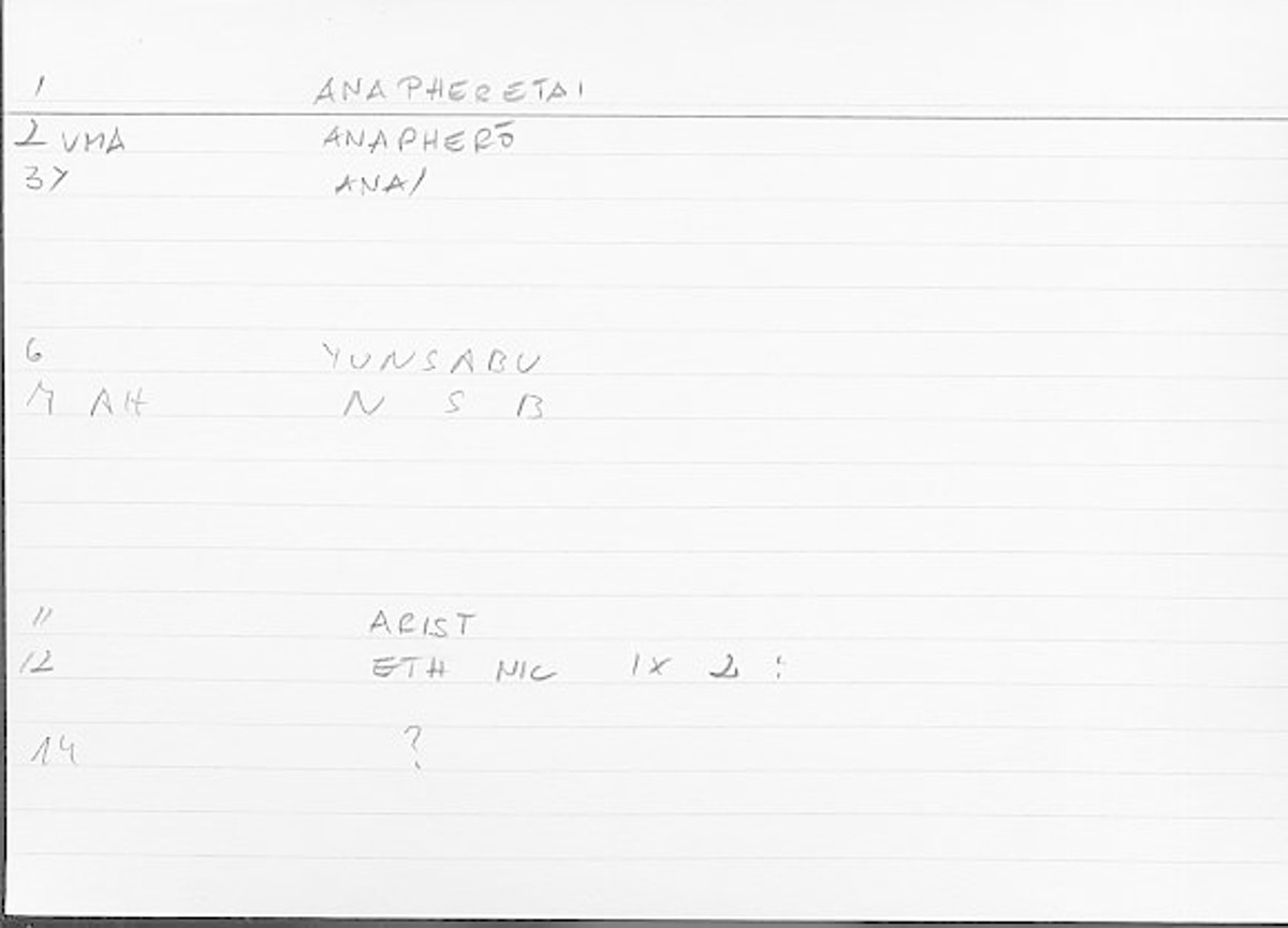 Filecard Arist.Eth-Nic.12105
