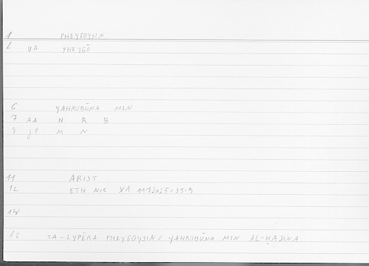 Filecard Arist.Eth-Nic.12106