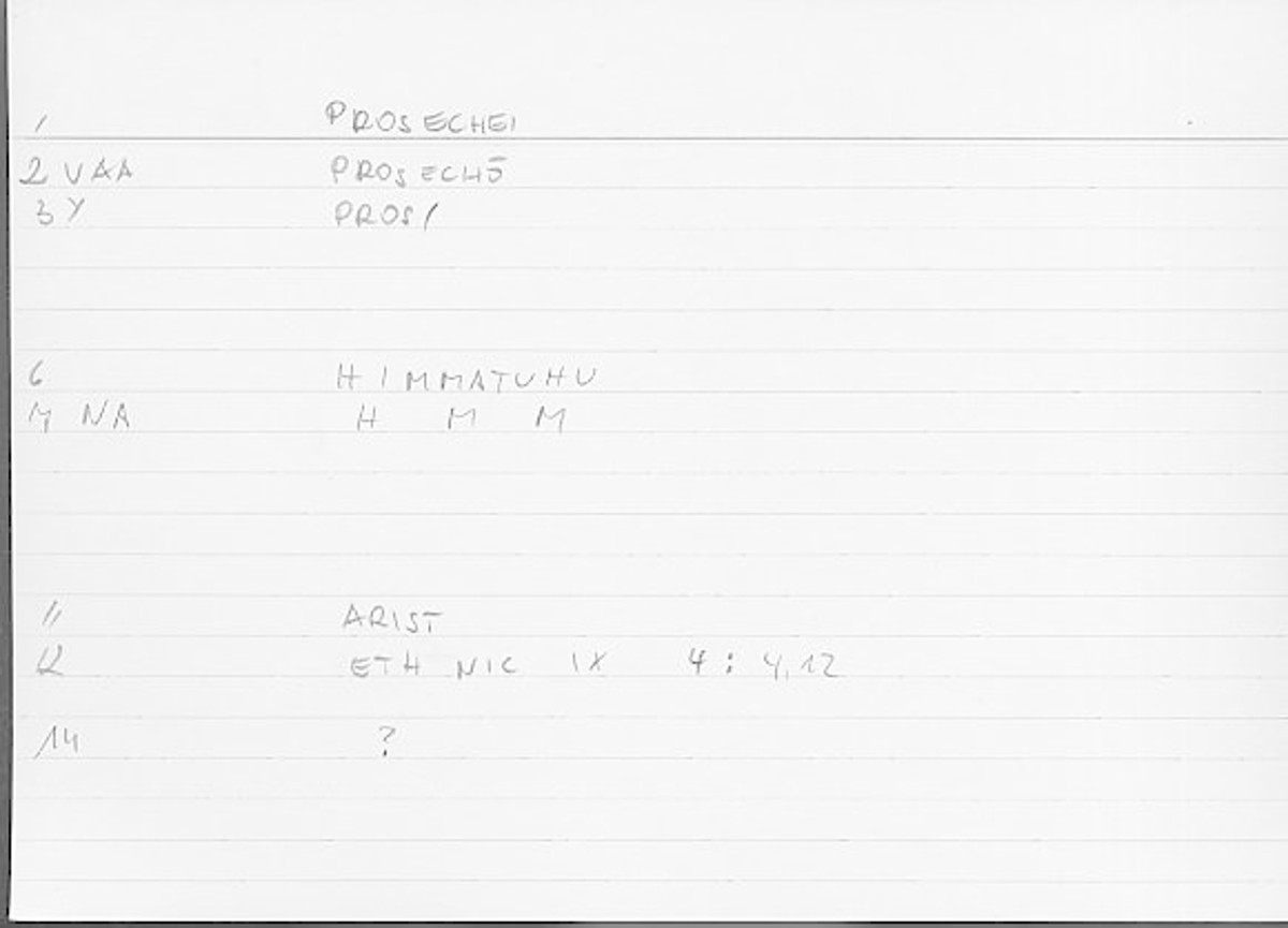 Filecard Arist.Eth-Nic.12113