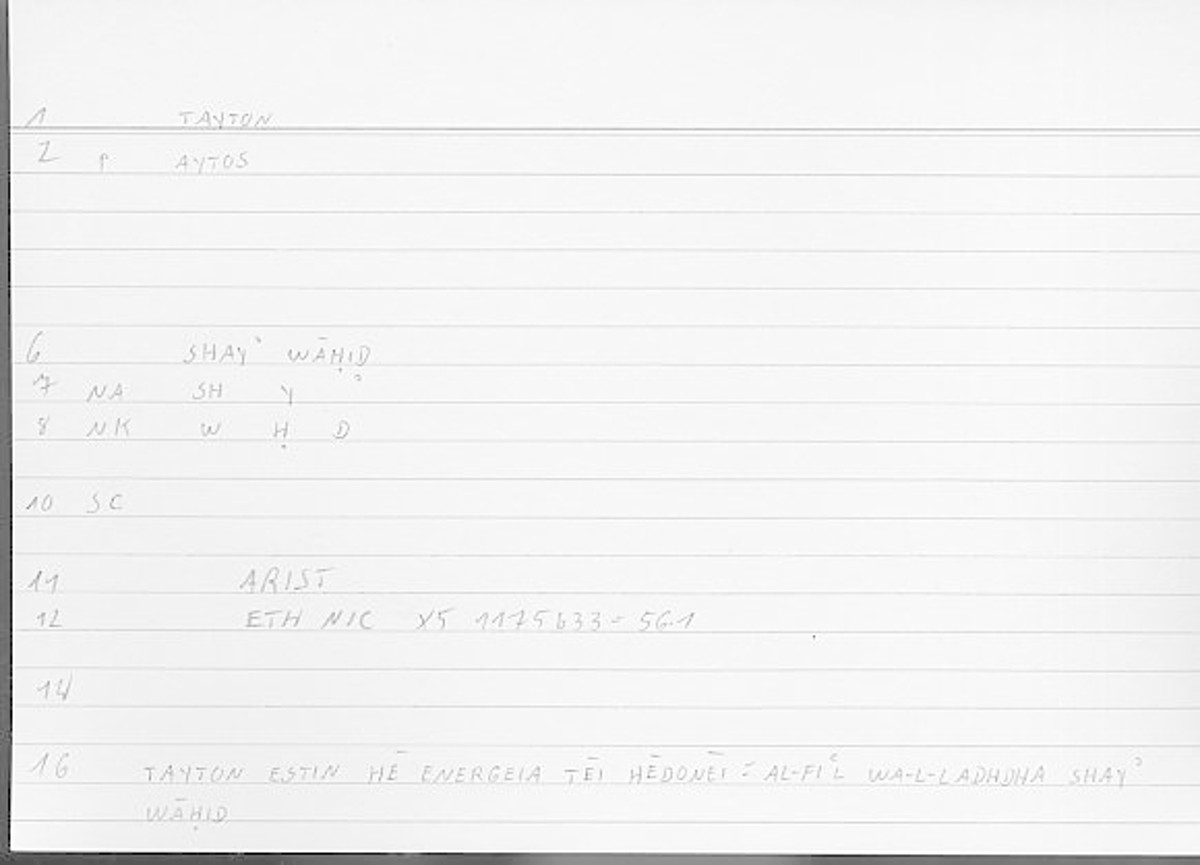 Filecard Arist.Eth-Nic.12141