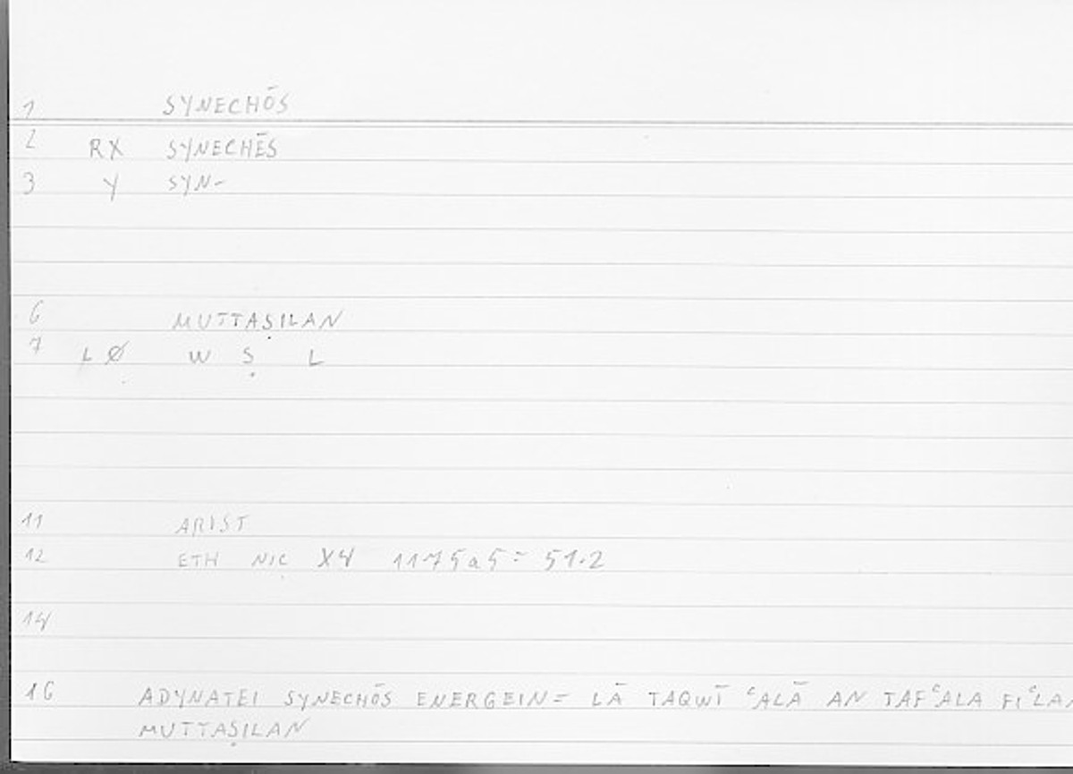 Filecard Arist.Eth-Nic.12150
