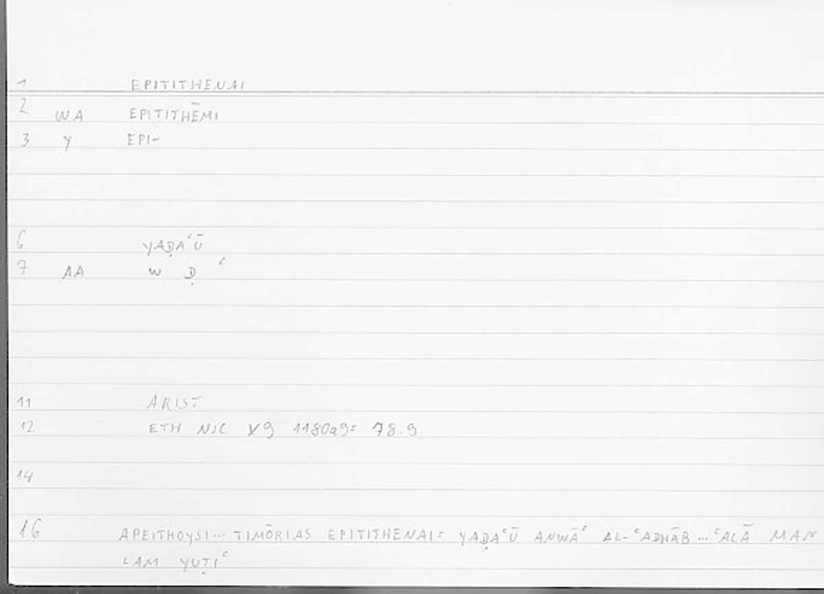 Filecard Arist.Eth-Nic.12156