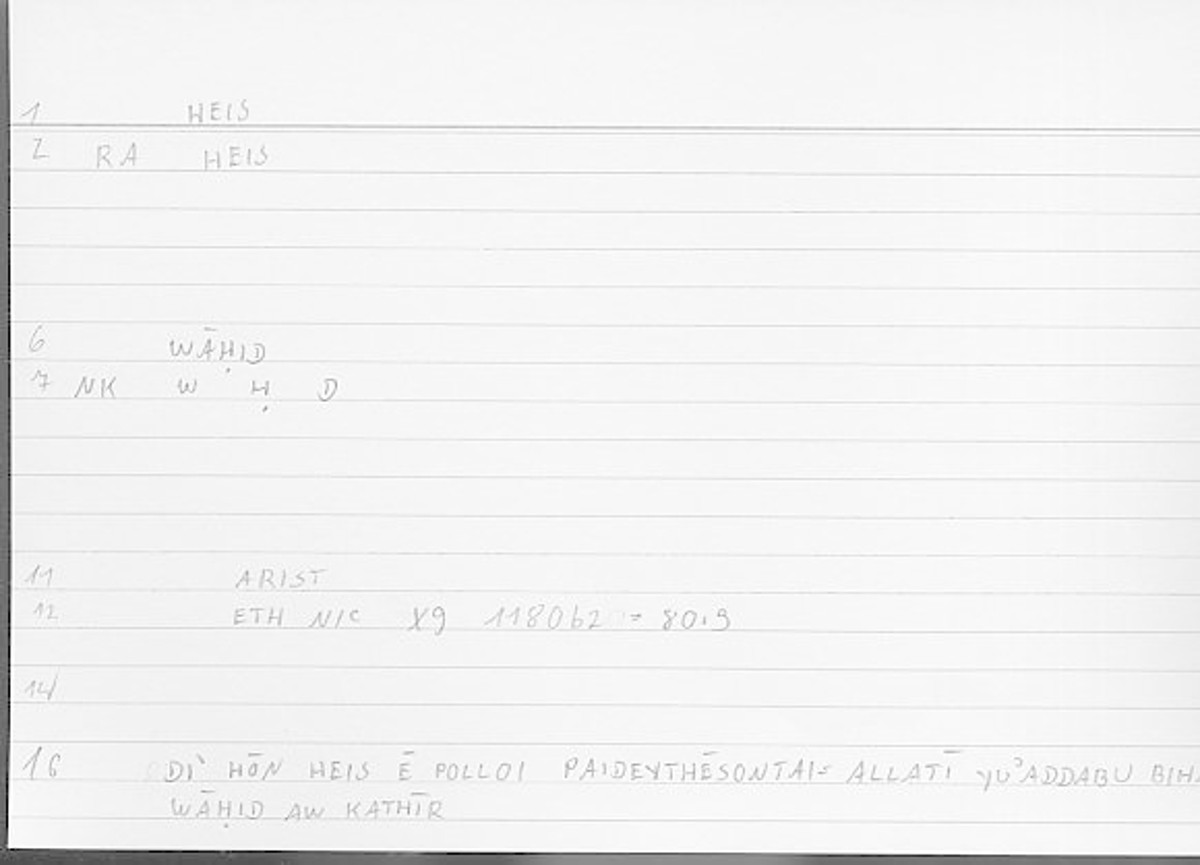 Filecard Arist.Eth-Nic.12160