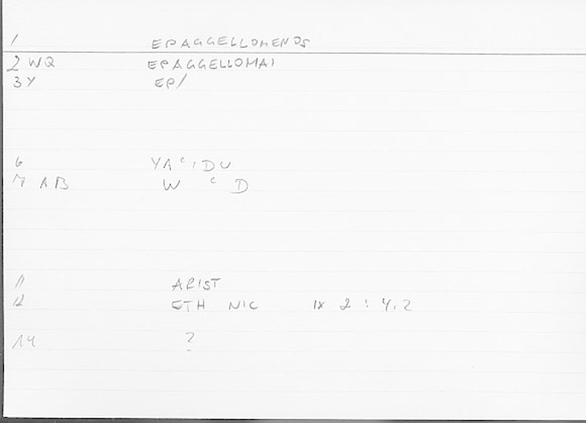 Filecard Arist.Eth-Nic.12164