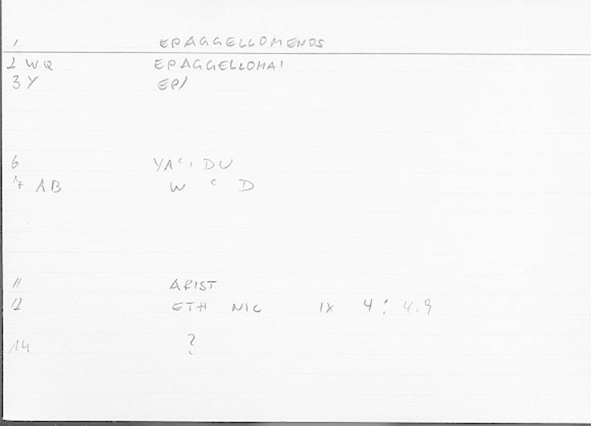 Filecard Arist.Eth-Nic.12165