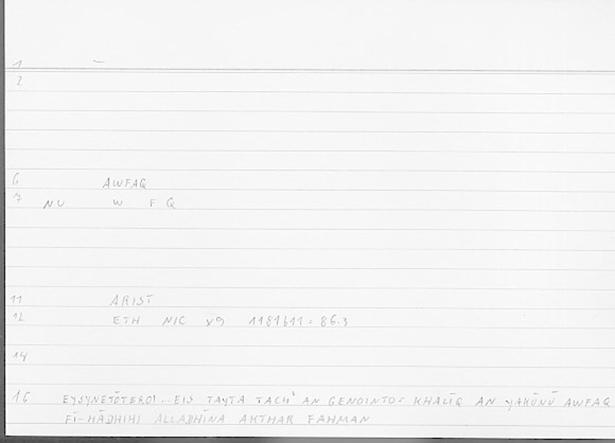 Filecard Arist.Eth-Nic.12172