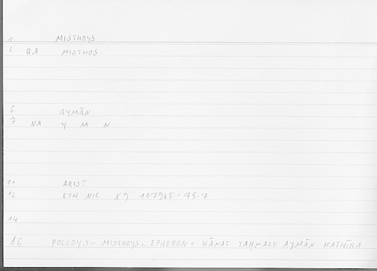 Filecard Arist.Eth-Nic.12183