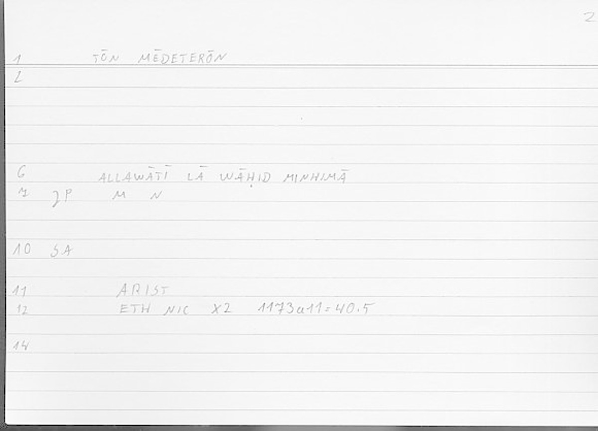 Filecard Arist.Eth-Nic.12185
