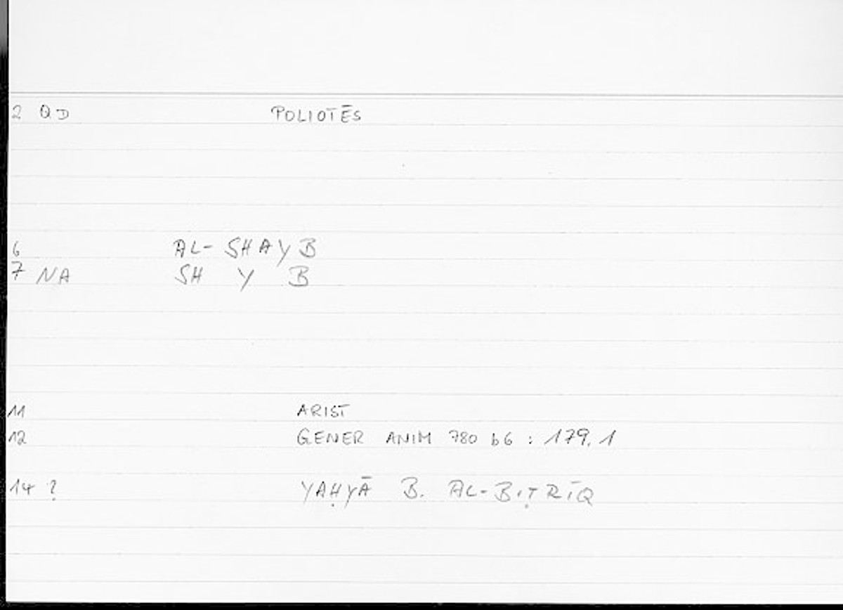 Filecard Arist.Gener-anim.1944