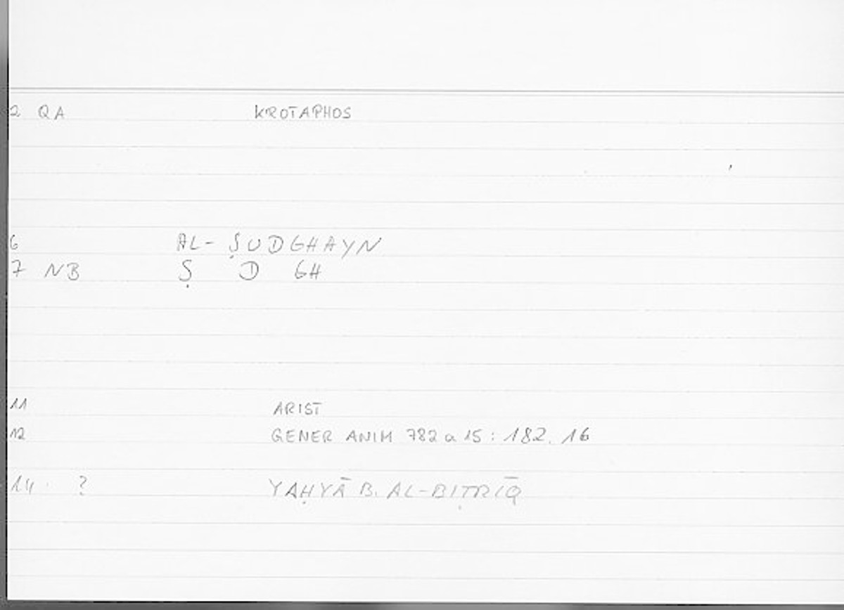 Filecard Arist.Gener-anim.1970