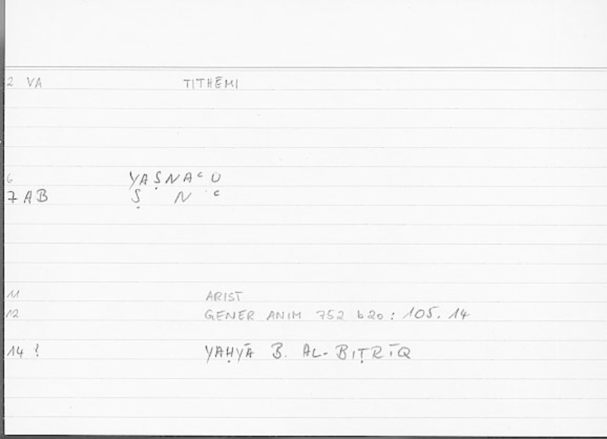 Filecard Arist.Gener-anim.2046
