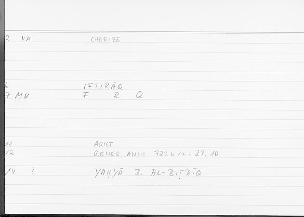 Filecard Arist.Gener-anim.2997