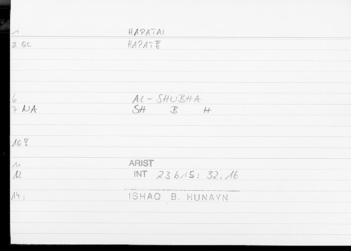 Filecard Arist.Int.0422