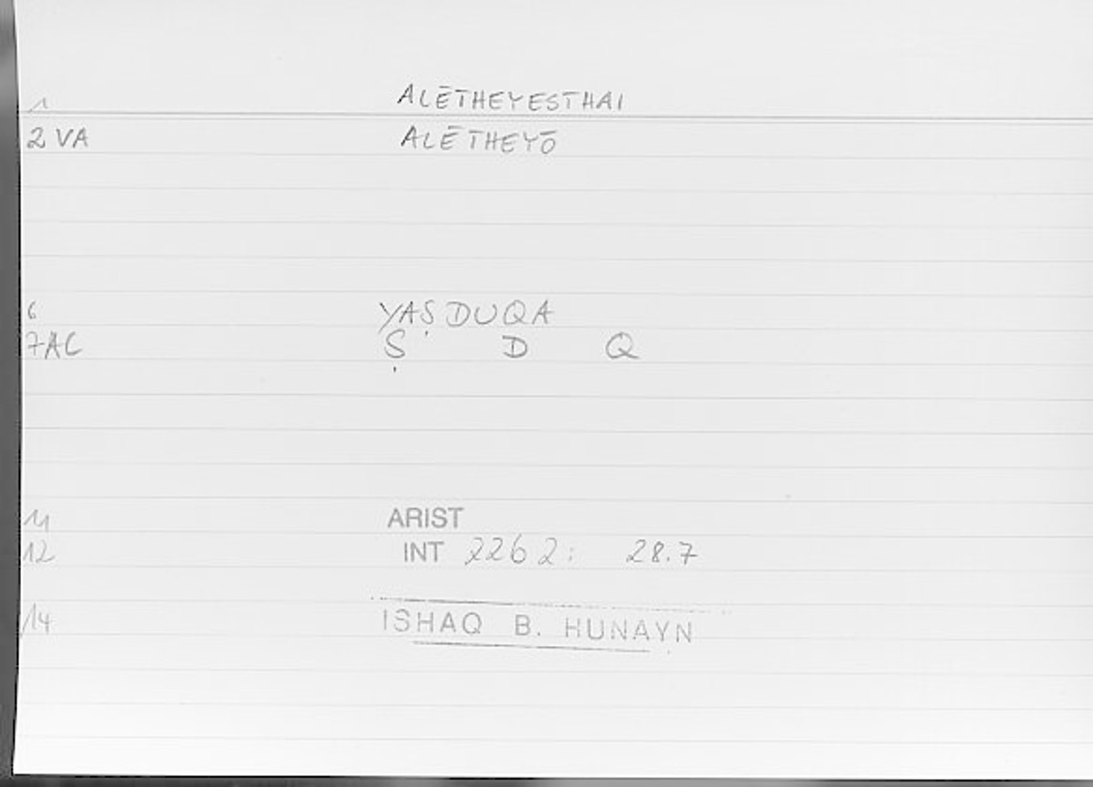 Filecard Arist.Int.0564