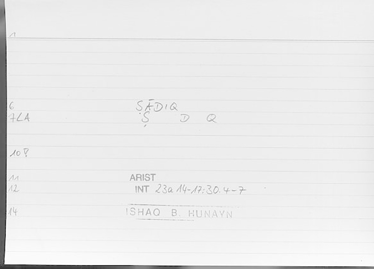 Filecard Arist.Int.0566