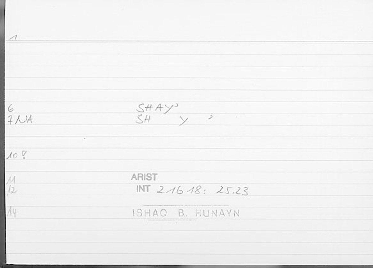 Filecard Arist.Int.0568