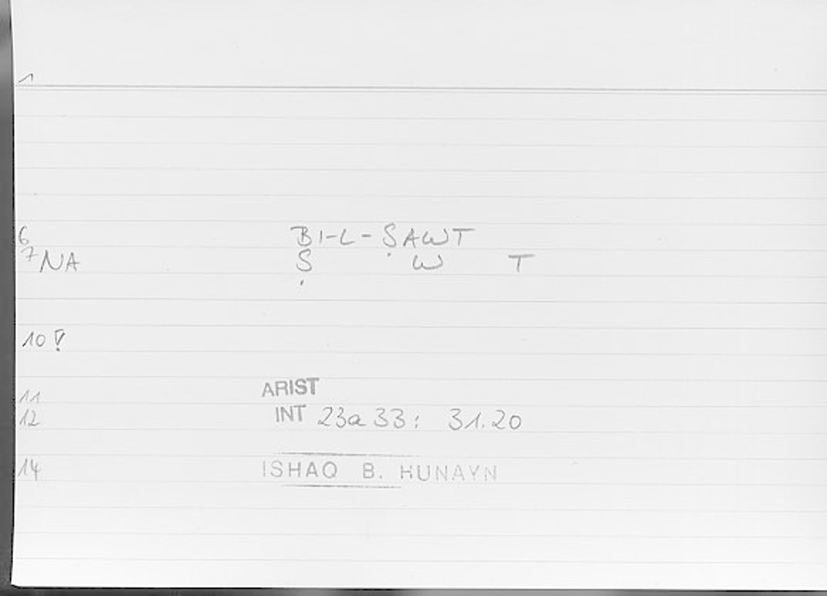 Filecard Arist.Int.0587
