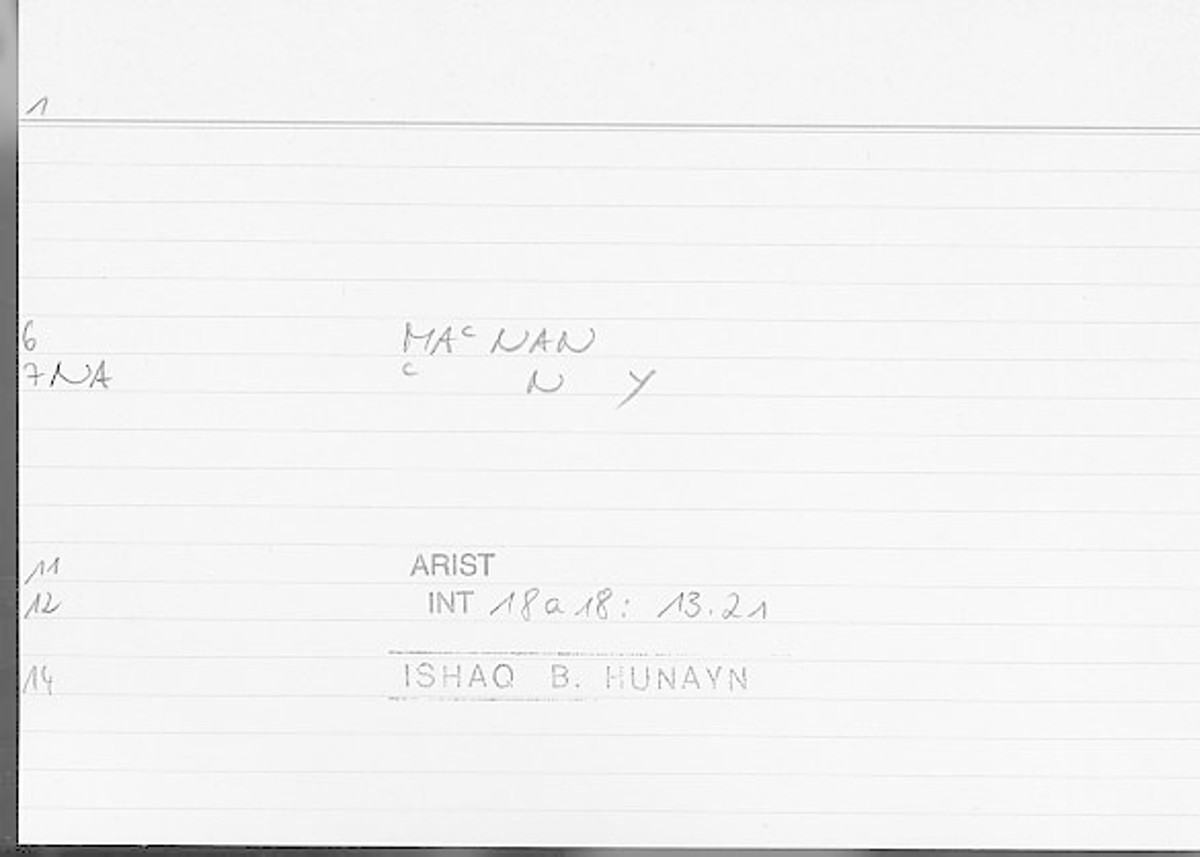 Filecard Arist.Int.0616