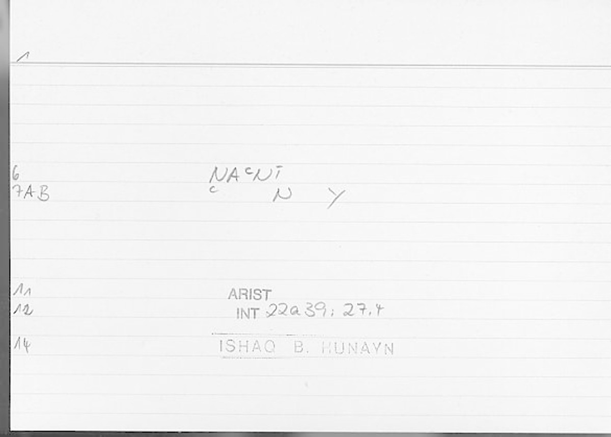 Filecard Arist.Int.0644