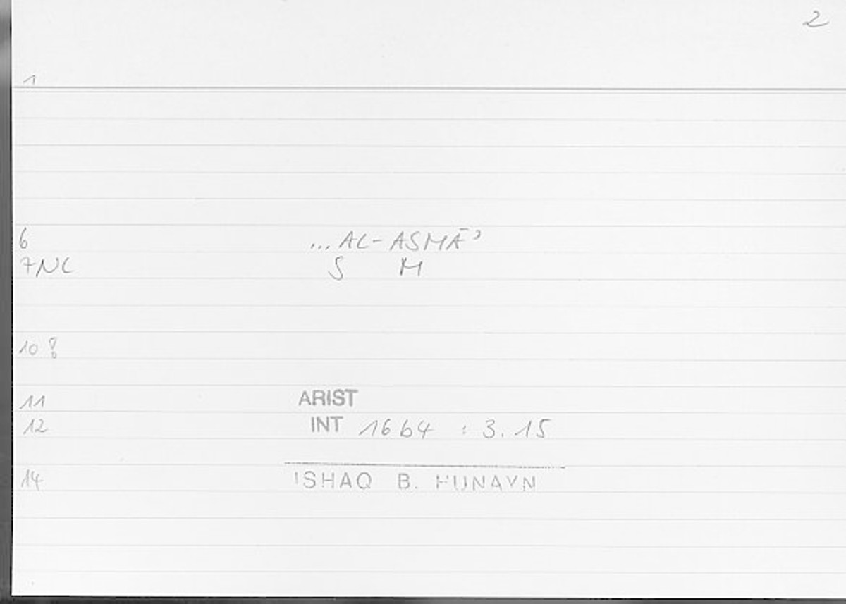 Filecard Arist.Int.0657