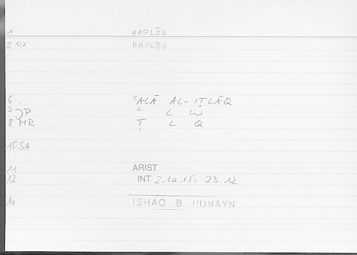 Filecard Arist.Int.0674