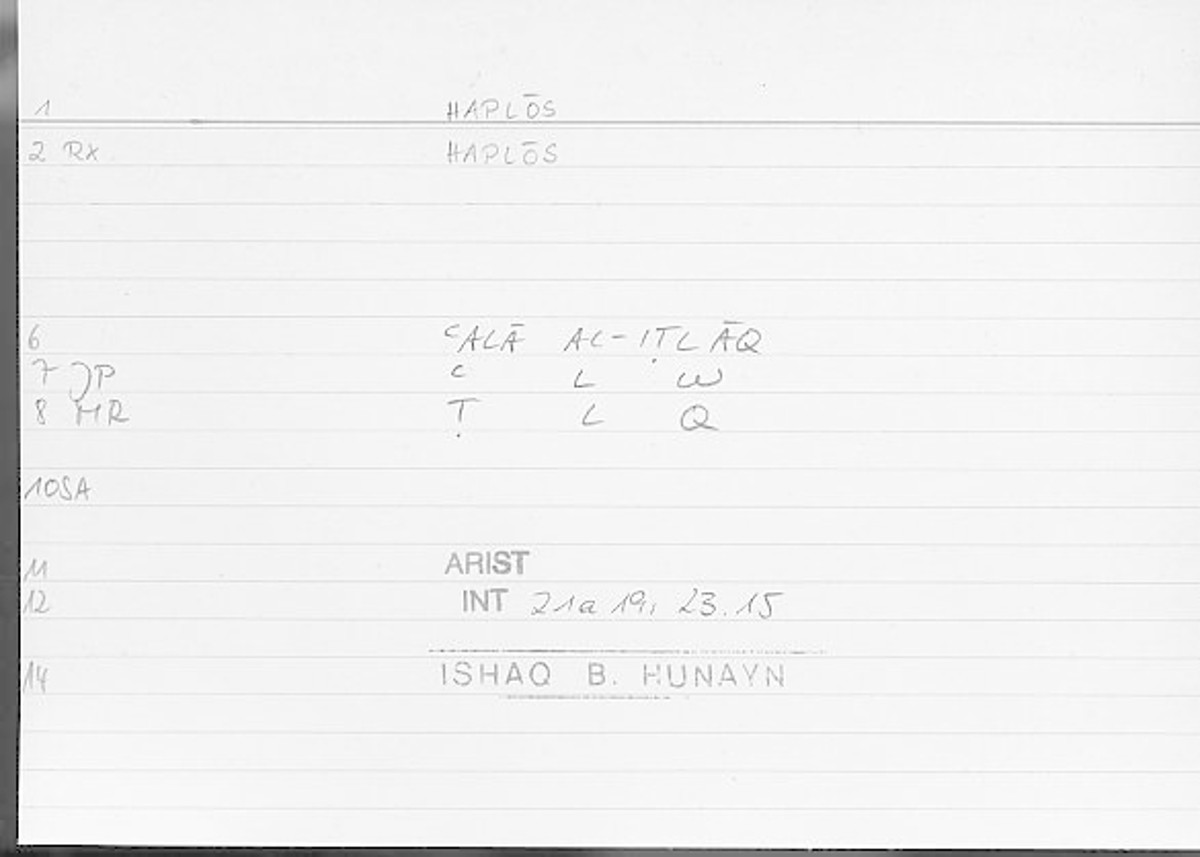 Filecard Arist.Int.0675