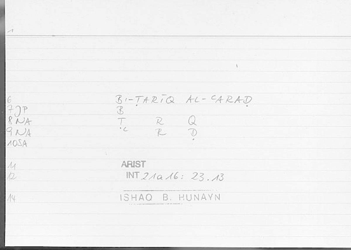 Filecard Arist.Int.0698