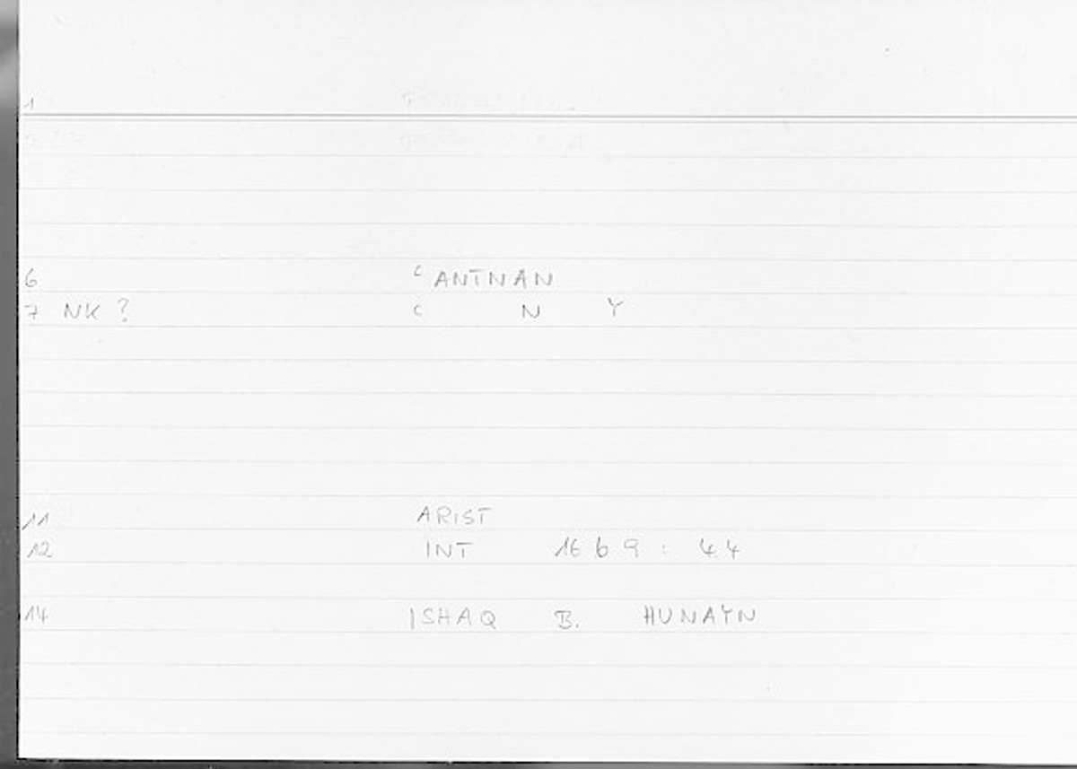 Filecard Arist.Int.0734
