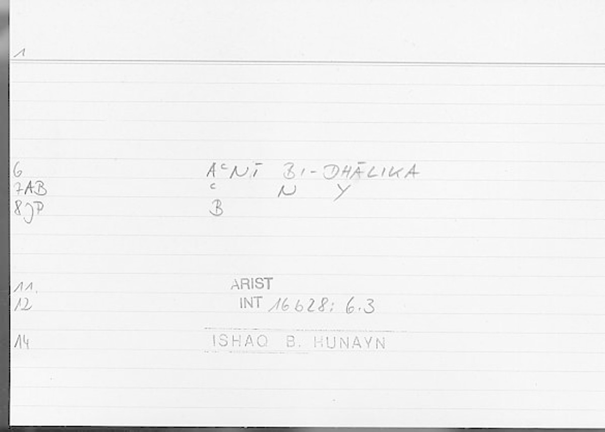 Filecard Arist.Int.0736